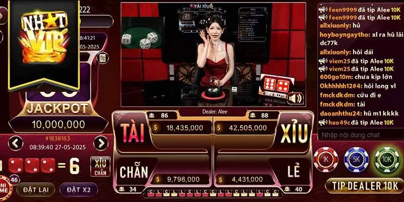 Sảnh live casino chân thực đến từng giây